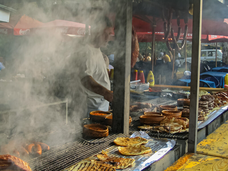 Sveti Naum Marktstand