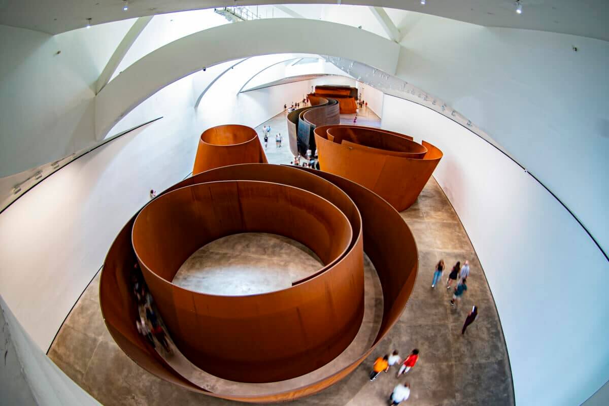 Das Guggenheim-Museum in Spaniens Bilbao