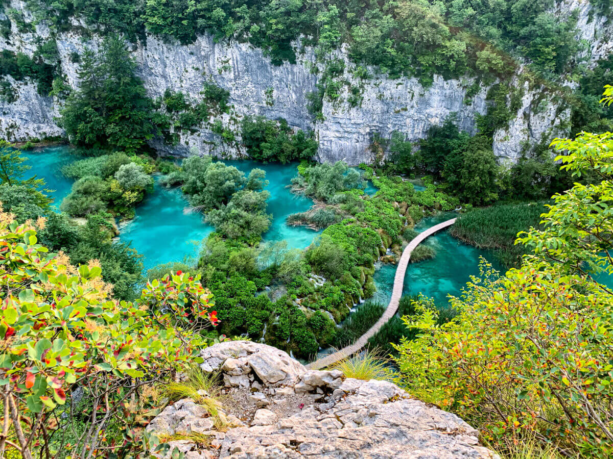 Plitvicer Seen sind ein Naturwunder in Kroatien