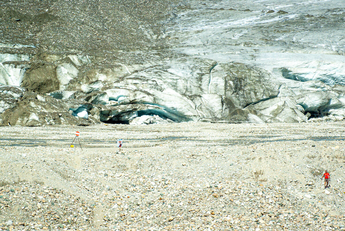 Hohe Tauern - Geröllfeld mit Gletscherfuß