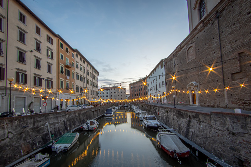 Livorno am Meer in der Toskana