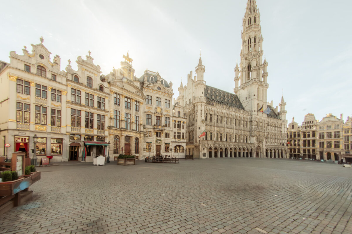 Grote Markt am Morgen